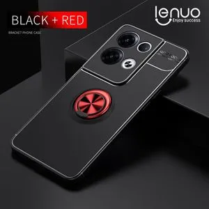 Lenuo لهاتف Oppo Reno8 5G Ring Stand TPU Soft Case