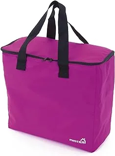 Mintra Unisex Folded Large Cooler Bag -Fuchsia(37 X 40 X17 Cm)