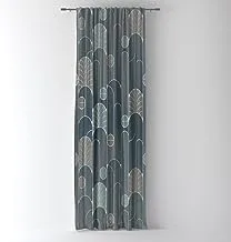 Geometric Lines Printed Shatta Curtain Code-159 Single Side Stripe