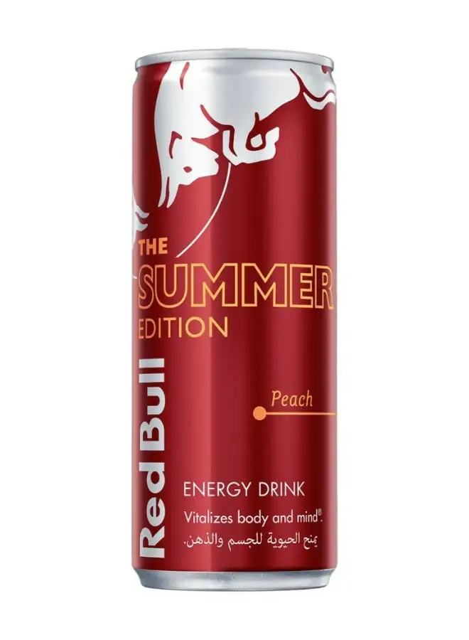 Red Bull Energy Drink, Peach, 250ml