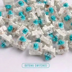 Mechanical Keyboard Switches Replaceable Axis Dust Green Switches