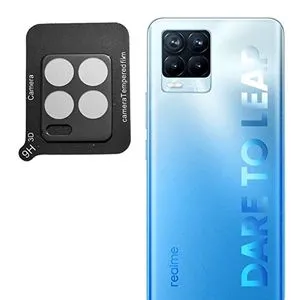 Camera Lens Protector For Realme 8 , 3D Glass [Does Not Affect Imaging]