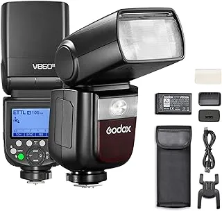 فلاش الكاميرا Godox V860III-N Speedlite لنيكون، TTL فلاش Speedlight على الكاميرا مع بطارية ليثيوم أيون 7.2 فولت/2600 مللي أمبير في الساعة، مزامنة عالية السرعة 2.4 جيجا، متوافقة مع كاميرات نيكون