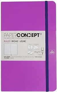 OPP PAPER CONCEPT 13 x 21 cm دفتر ملاحظات تنفيذي بغطاء ناعم - أرجواني