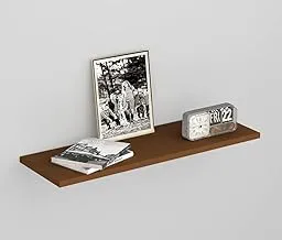 Single Floating Shelf 80x20 cm Brown