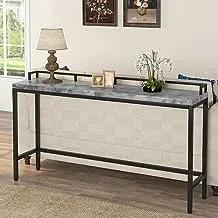 Entryway Console Table Skinny 80x30x105 Gray