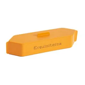 Creative Storage Box Tableware Storage Drainable Yellow