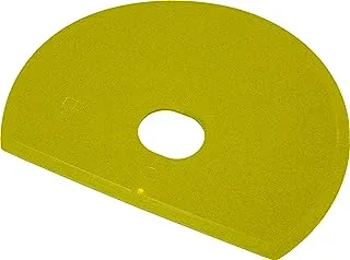 FBK Dough Scraper with Hole Metal Detectable and X Ray ( 160 x 125 x 1,65 mm ) Yellow 71915