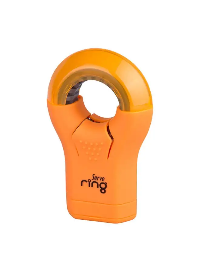 Serve Eraser + Sharpener Ring-Orange