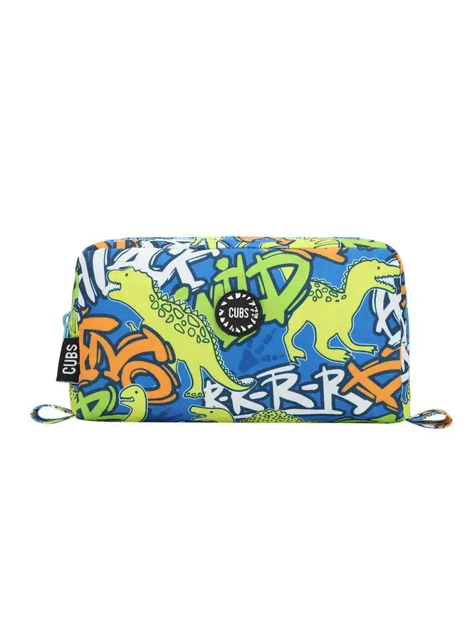 CUBS Cubs Senior Trex Roaring MultiColor Pencil Case