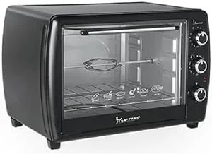 iHome Electric Oven KI-5050 50 Liter 2000W,Grill,Fan To Distribute Heat,Mesh Rack,Timer 60m,Thermostat,Black (International Warranty)