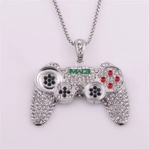 Occident New Alloy Game Console Handle Hip Hop Personality Men Necklace