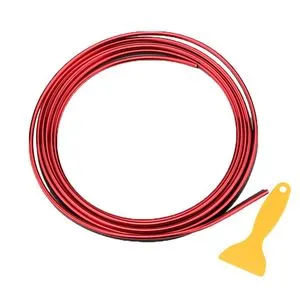 Car Interior Decoration Moulding Trim Strip Line-Red