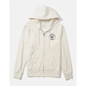 American Eagle AE Graphic Zip-Up Hoodie