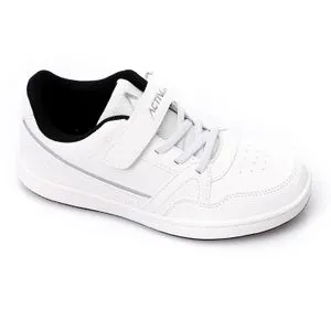 Activ Comfy Leather Kids Sneakers - White