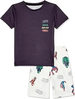 lovely land hulkl Characters Printed On Black & White Boys Slip On Pajama,boy,8y,white*black