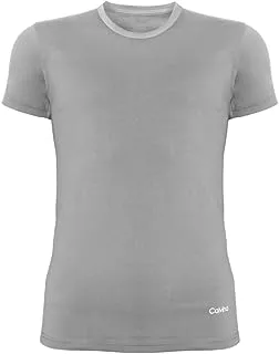 Calvino Men Short Sleeve Undershirt Slim Fit Base Layer Top