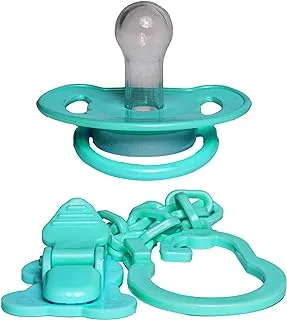 Mambino Pacifier With Chain green