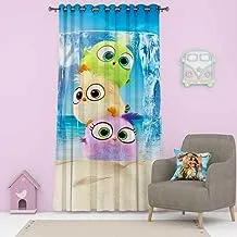 Angry Birds Baby Shatta Curtain 67 Rings One Side