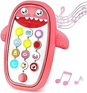 DMG TECH DMG Baby Music Toys, Baby Shark Phone Toys with Lights and Sounds, Learning and Education Gifts For Children, Playing and Learning Mobile Phones