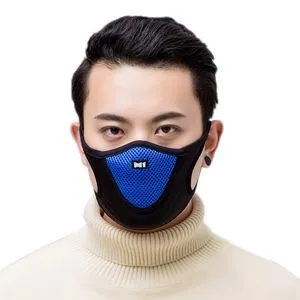 Fashionable Solid Color Breathable Men Women Mouth Mask Windproof Mouth-Muffle