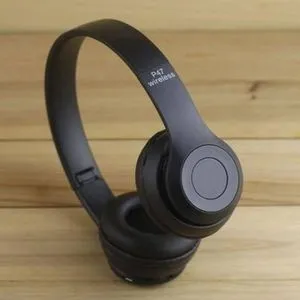 P47 Wireless Bluetooth Headphones - Black