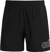 adidas Men Logo CLX Short Length Swim Shorts SWIM SWIMWEAR for Men SWIM SHORTS