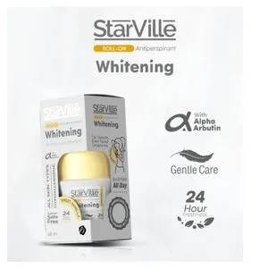 Starville Whitening Roll On Sweet Vanilla - Antiperspirant - 60ML