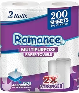 Romance 200 Sheet kitchen Towel 2 rolls