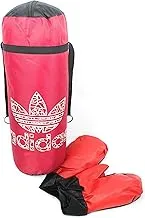 Generic Hanging Punching Bag with Boxing Gloves - Small- Multi Colors