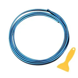 Car Interior Decoration Moulding Trim Strip Line-Blue