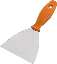 Maya Stainless Steel Spatula with PP Handle Stiff ( 120 mm ) Orange 88102