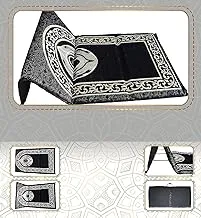 AL HiJaz Pearl Backrest Prayer Rug-H198F