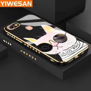 YIWESAN OPPO F7 Case Cute Plating Back Cover