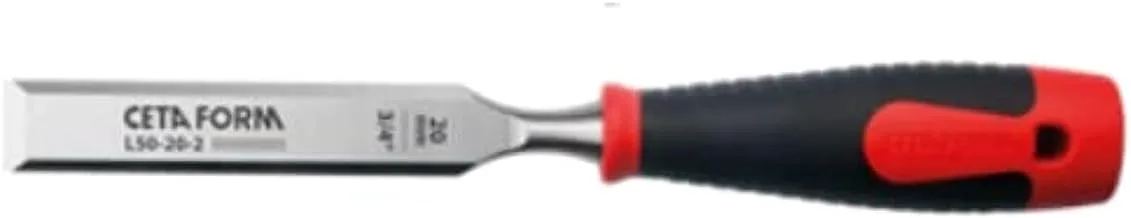 Ceta Form Wood Chisel Softgrip Handle 25 MM - Black Red