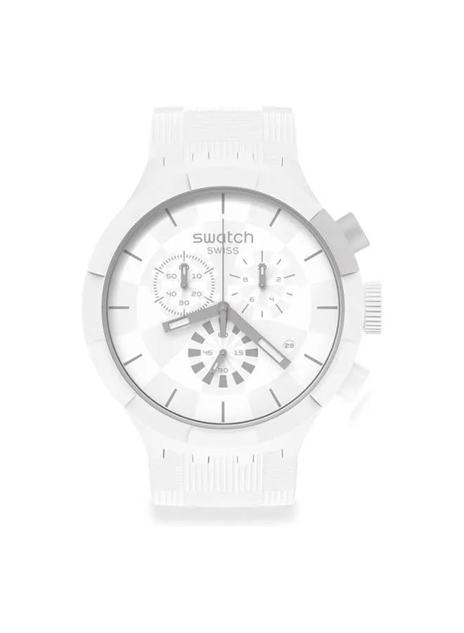 Swatch Men's Rubber Chronograph Watch SB02W400