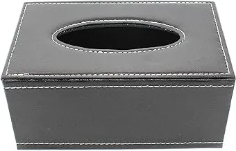 Generic Car Luxury Tissue Holder, For Cars and Trucks, Black Leather