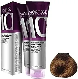 Morfose 10 Professional Hair Colour Cream 100 ml, No. 8.74 Mocha Brown