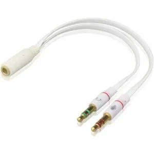 Male To Aux Female Mic & Audio Cable