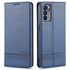 For OPPO Reno6 / Reno6 Pro Leather Case(Dark Blue)