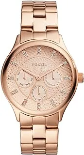 Fossil Modern Sophisticate Multifunction Rose Gold-Tone Stainless Steel Watch