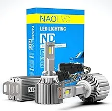 NAOEVO ND Series LED Headlight Bulbs 70 WATT/Bulb, 8400 Lumens/Bulb Super Bright,set of 2 Bulbs (880)