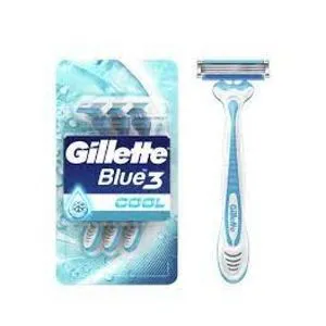 Gillette Blue3 Cool (3 Sharper Blades) Razor *3 + Azwaaa Gift