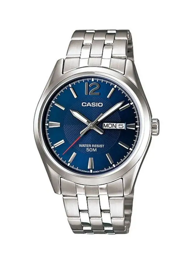 CASIO Men's Water Resistant Stainless Steel Analog Watch MTP-1335D-2AVDF