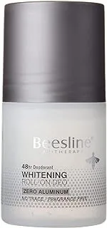 Beesline Natural Whitening Roll On Deodorant Zero Aluminum Fragrance Free Silver Power 50ML