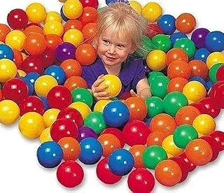 Fun Balls Pack of 100 pcs 3 Soft Ball Pit Balls - Phthalate Free Plastic in Bright Color