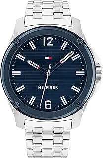 Tommy Hilfiger Tommy dress Watch Stainless Steel Strap for Men, Blue