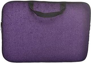 Dragon Fabric Zipper Sleeve With Hand Strap And Highly Protector Material For Laptop And Tablets 14 Inch - Purple Black