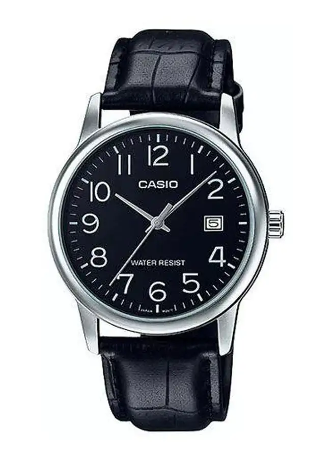 CASIO Leather Analog Watch MTP-V002L-1BUDF