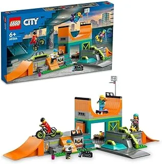 LEGO® City Street Skate Park 60364 Building Toy Set (454 Pieces)